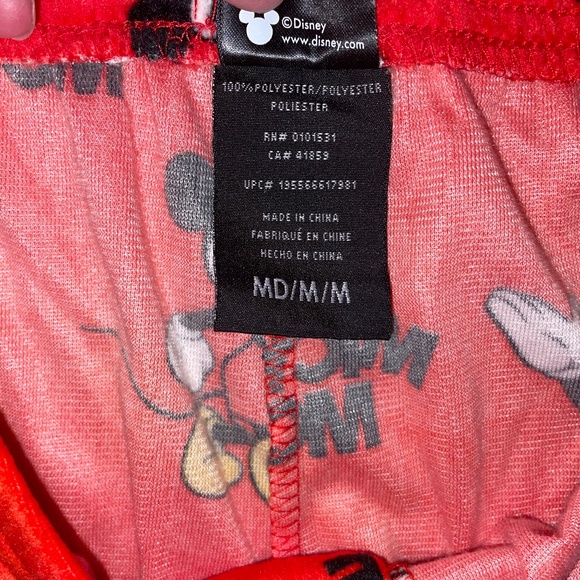Brand New Disney Mickey Mouse Fleece Pants - Picture 7 of 10